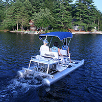 Aqua Cycle™ 4x4 Pontoon Paddle Boat
