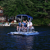 Aqua Cycle™ 4x4 Pontoon Paddle Boat