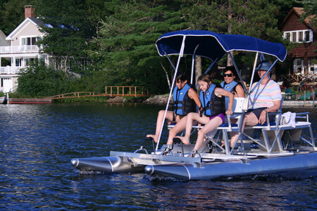 Aqua Cycle&trade; 4x4 Pontoon Paddle Boat