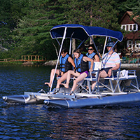 Aqua Cycle™ 4x4 Pontoon Paddle Boat