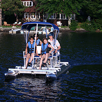 Aqua Cycle™ 4x4 Pontoon Paddle Boat