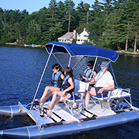 Aqua Cycle™ 4x4 Pontoon Paddle Boat