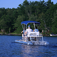 Aqua Cycle™ 4x4 Pontoon Paddle Boat