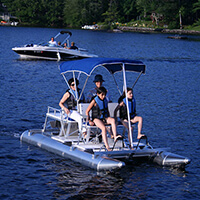 Aqua Cycle™ 4x4 Pontoon Paddle Boat