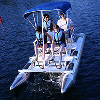 Aqua Cycle™ 4x4 Pontoon Paddle Boat