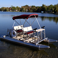 Aqua Cycle™ 4x4 Pontoon Paddle Boat