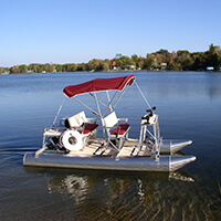 Aqua Cycle™ 4x4 Pontoon Paddle Boat