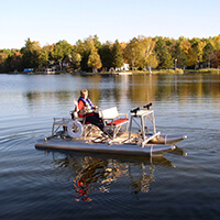 Aqua Cycle™ 4x4 Pontoon Paddle Boat