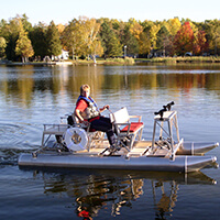 Aqua Cycle™ 4x4 Pontoon Paddle Boat