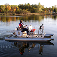 Aqua Cycle™ 4x4 Pontoon Paddle Boat