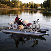 Aqua Cycle™ 4x4 Pontoon Paddle Boat