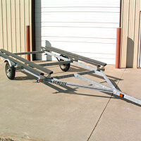 Aqua Cycle Heavy Duty Galvanized Trailer