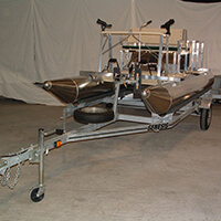 Aqua Cycle Heavy Duty Galvanized Trailer