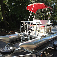 Aqua Cycle Heavy Duty Galvanized Trailer