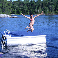 Aqua Cycle Swim Rafts & Swim Ladders Swim Raft