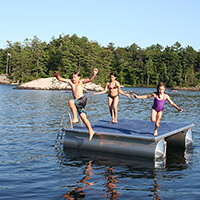 Aqua Cycle Swim Rafts & Swim Ladders Swim Raft