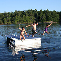 Aqua Cycle Swim Rafts & Swim Ladders Swim Raft