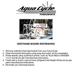 Aqua Cycle&trade; - Urethane Floor and Seat Board Refinishing