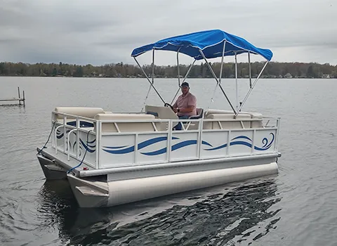 EP-14 Electric Pontoon Boat