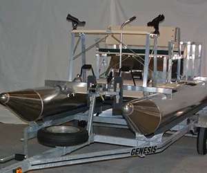 Aqua Cycle Boat Yard Trailer