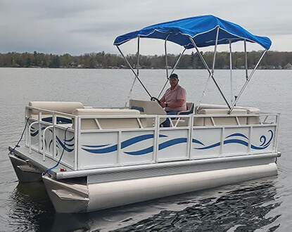 EP-14 Electric Pontoon Boat