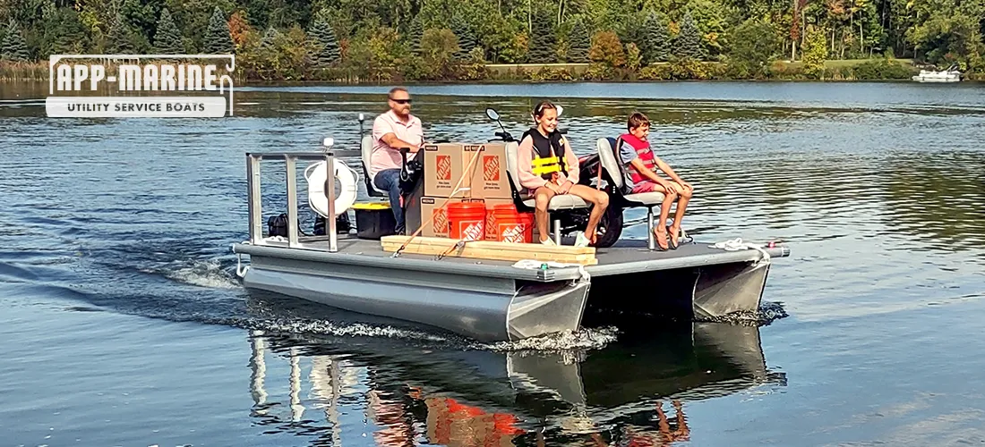 UTL-14&trade; Pontoon Boat